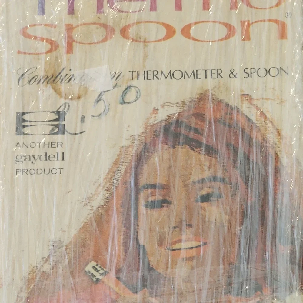 Vintage 1965 Thermo Spoon Thermometer‎ GAYDELL PRODUCT. Box Intact. EUC